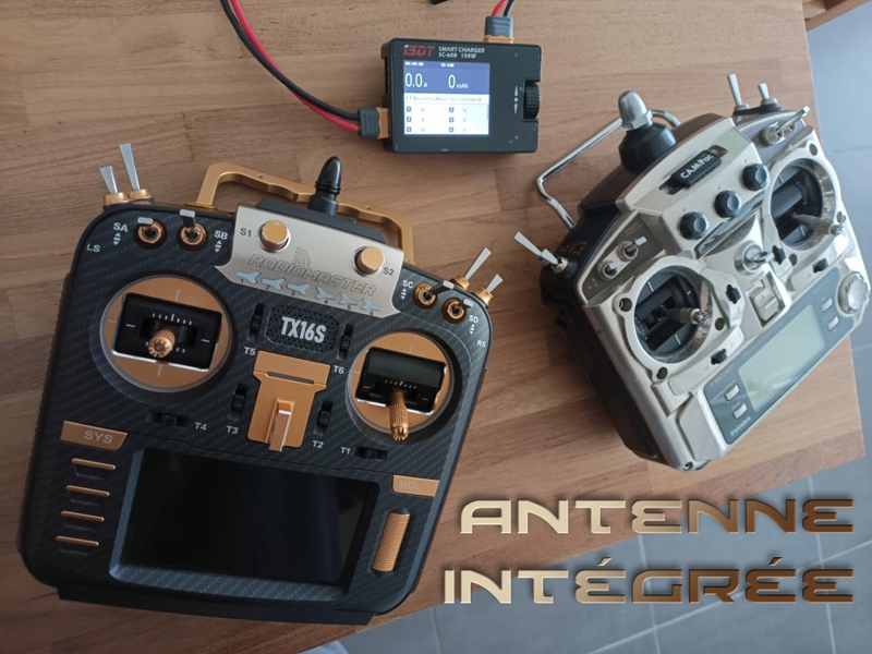Antenne intégrée sur Radiomaster TX16S