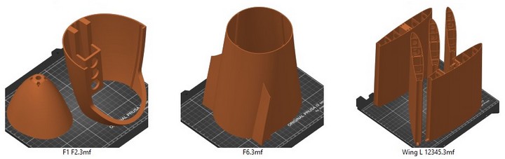 Fichiers 3D pour essais au format 3mf