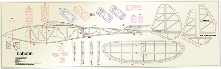 Plan du fuselage