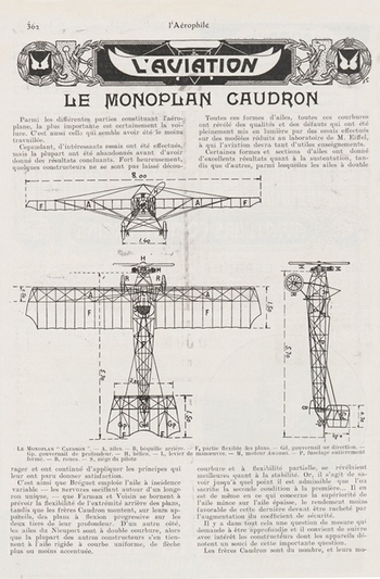 Le monoplan Caudron