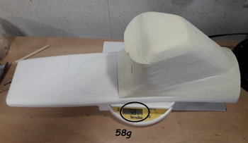 Cabine polystyr&egrave;ene 58 g