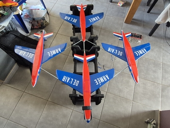Patrouille vue de dessous