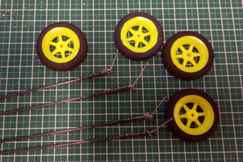 Roues et jambes de trains