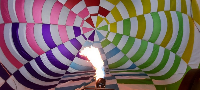 Gonflage montgolfière