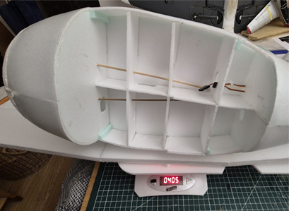 Int&eacute;rieur du fuselage