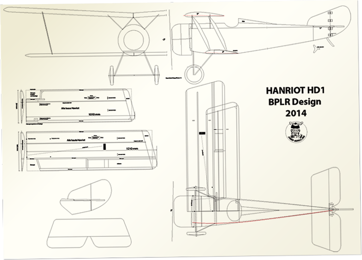 Plan du Hanriot HD1