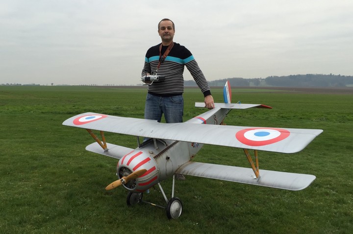 Benoit Paysant-Le Roux et son Nieuport 17