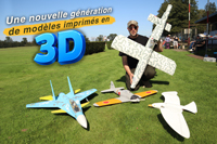 Avions imprim&eacute;s en 3D