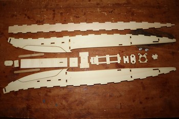 El&eacute;ments pour fabriquer le fuselage