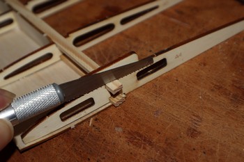 Longerons sci&eacute;s