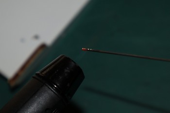 Corde &agrave; piano chauff&eacute;e