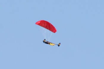 Deuxième vol avec le parachute