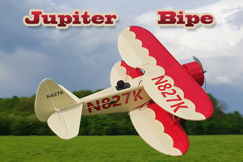 Jupiter Bipe - Biplan rétro hyper fun