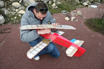 Montage des ailes