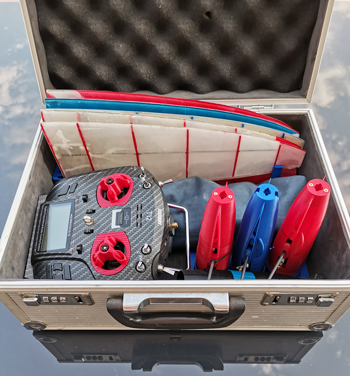 3 planeurs dans cette valise