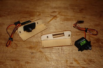 Installation des servos