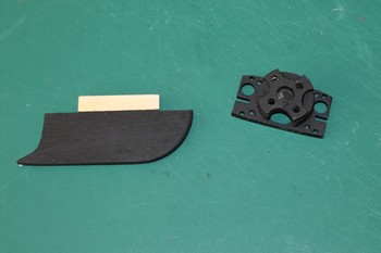 Peinture du patin et du support moteur