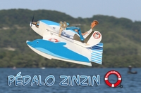 Pédalo Zinzin, un hydravion rigolo