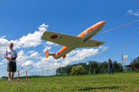 D&eacute;part &agrave; la catapulte d'un Ohka &agrave; turbine &eacute;lectrique