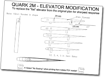 Quark 2M Nervures de stab
