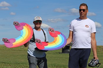 Christophe et Greg avec les 2 protos