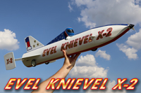 Skycycle X-2 du cascadeur Américain Evel Knievel par Greg Zietek