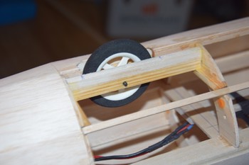 Support de train installé