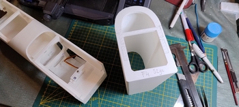 Fuselage en cours d'assemblage