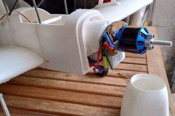 Moteur installé
