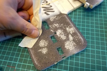 Retrait de la sérigraphie