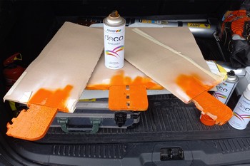 Peinture orange