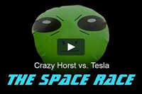 Crazy Horst envoie sa Tesla vers mars