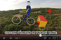 Cycliste de Patrick Blanc en vidéo