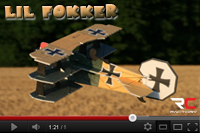 Vidéo du Lil Fokker de RC Factory