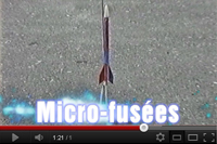 Vidéo de micro-fusées "maison"