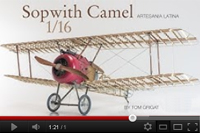 Vidéo Stop motion - Sopwith Camel de Toms Modelling